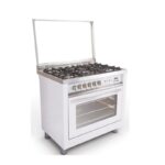 اجاق گاز مبله فردار تخت اخوان مدل M10-EDTR سفید  ۵ شعله