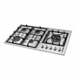 اجاق گاز GI-135-S صفحه ای استیل اخوان مدل ۵ شعله