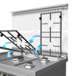 اجاق گاز مبله فردار التون مدل 5XR5S استیل ۵ شعله تایمر دیجیتال - تصویر 5