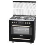 اجاق گاز مبله فردار التون مدل MX5B مشکی ۵ شعله تایمر دیجیتال