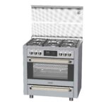 اجاق گاز مبله فردار التون مدل 5X5S استیل ۵ شعله تایمر دیجیتال